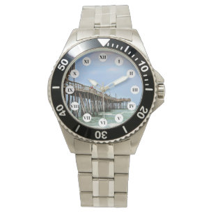 Fishing Pier by Shirley Taylor Watch