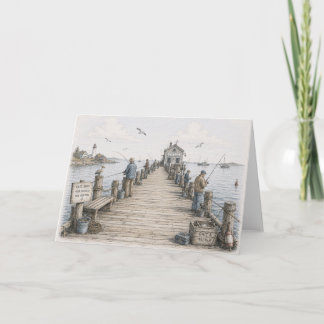 Fishing Pier Card