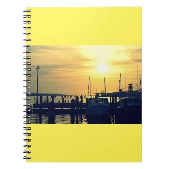 Fishing Pier Spiral Notebook (Front)
