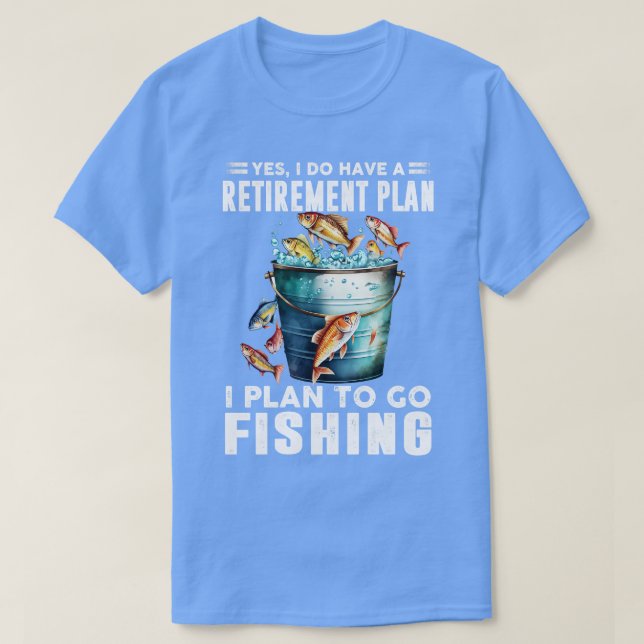 Fishing plan 6 T-Shirt (Design Front)