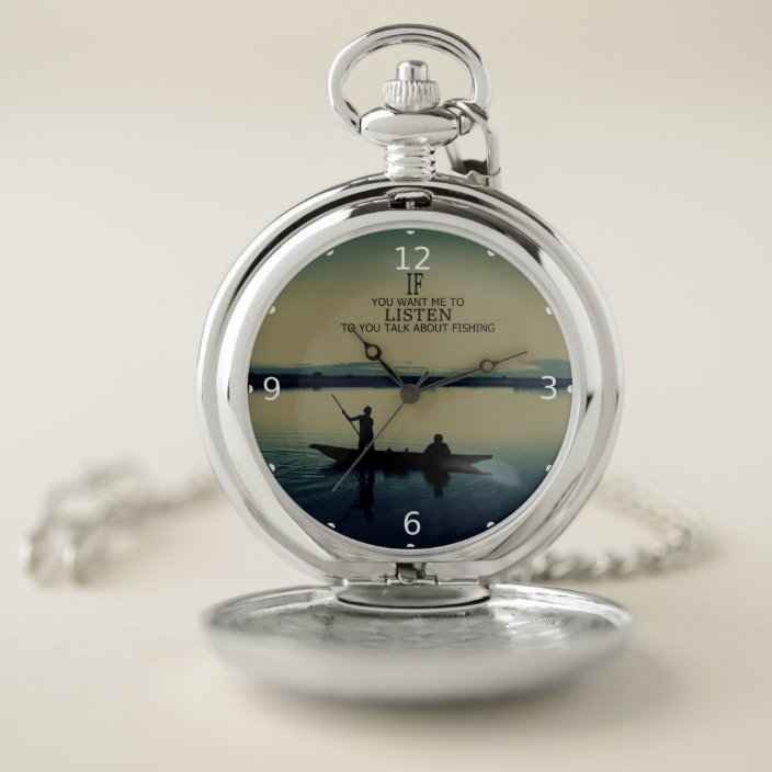 fishing pocket watch