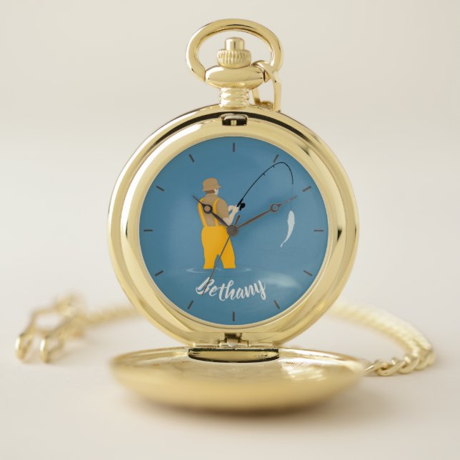 Fishing Pocket Watch (Inside)