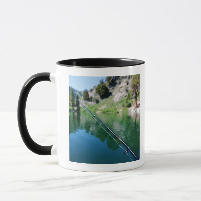 Fishing pole and lake mug (Left)