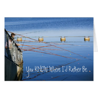 Fishing Poles Card