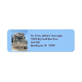 Fishing Poles Custom Label