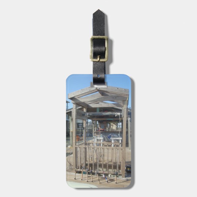 Fishing Poles Luggage Tag (Front Vertical)