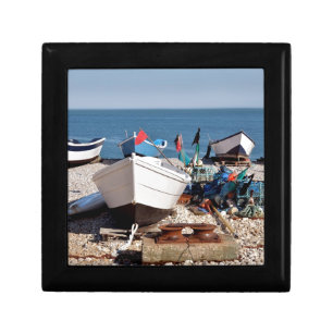 Fishing port of Yport in France Jewelry Box