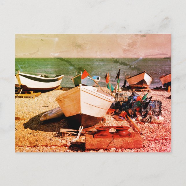 Fishing port of Yport in France Postcard (Front)