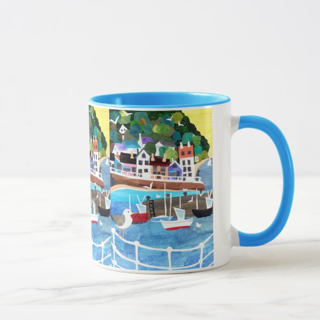 Fishing Port Ringer Mug (Right)