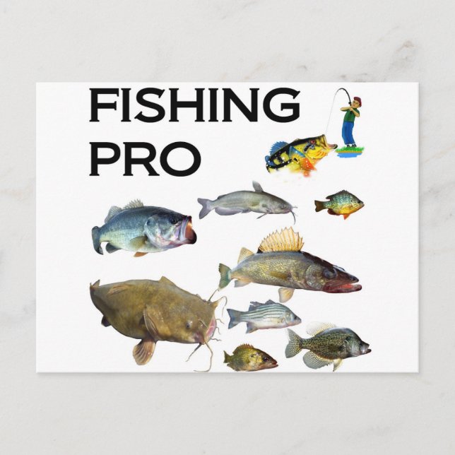 Fishing Pro Postcard (Front)