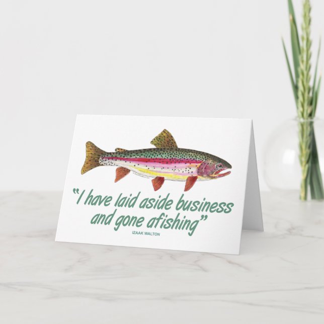 Fishing Quote Card (Front)