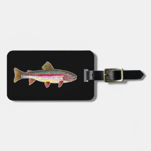Fishing Rainbow Trout Ichthyology Fisherman's Luggage Tag