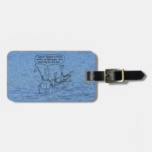Fishing Reeds Luggage Tag