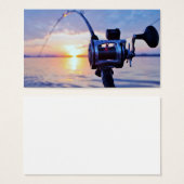 Fishing Reel at Sunset (Front & Back)