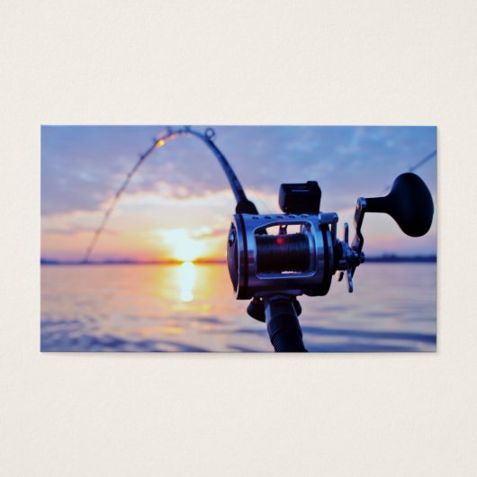 Fishing Reel at Sunset (Front)