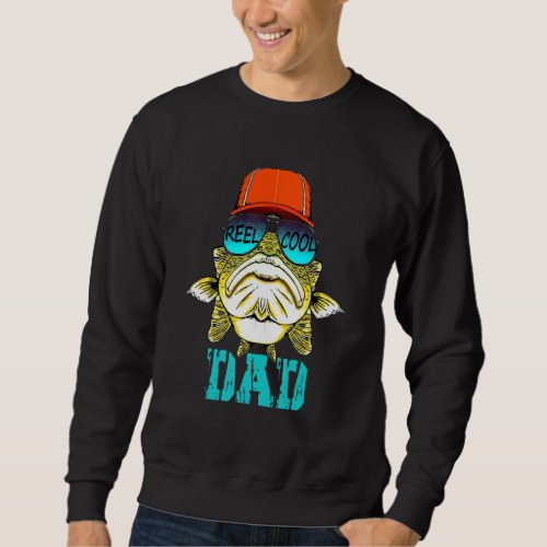 Fishing Reel Cool Dad Papa Dad  Fathers Day Grand Sweatshirt