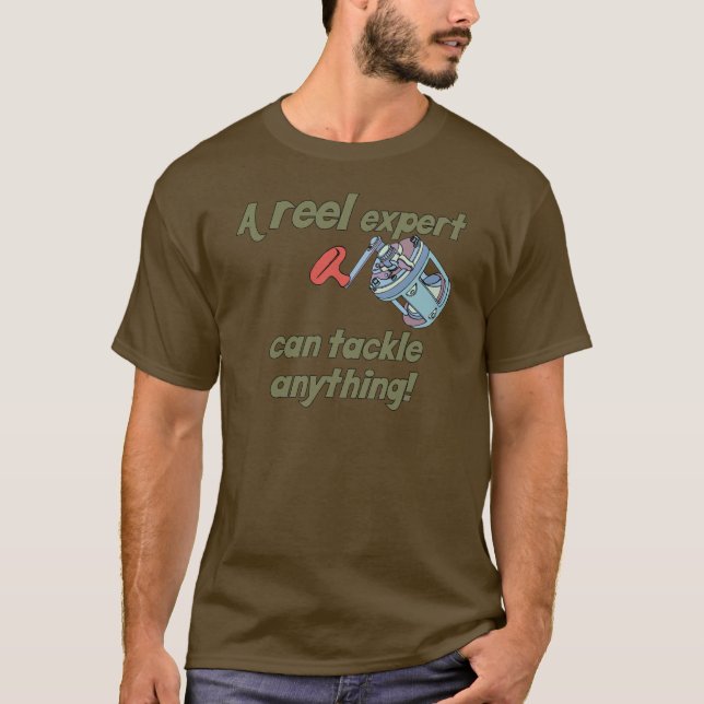 Fishing Reel Expert T-Shirt (Front)