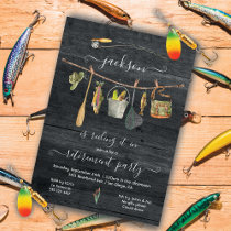 Fishing Reel retirement Party Invitation