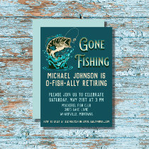 Fishing Retirement Party - Gone Fishing Banner