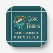 Fishing Retirement Party - Gone Fishing Invitation