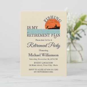 Fishing Retirement Party Invitation