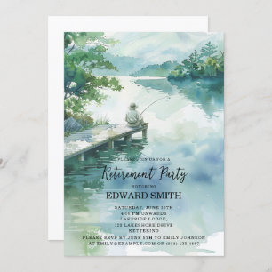 Fishing Retirement Party Invitation