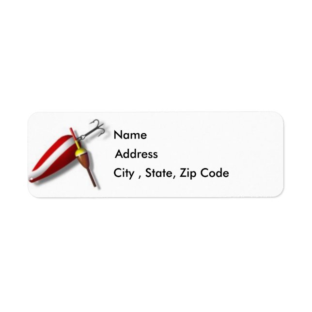 Fishing Return Address Label (Front)