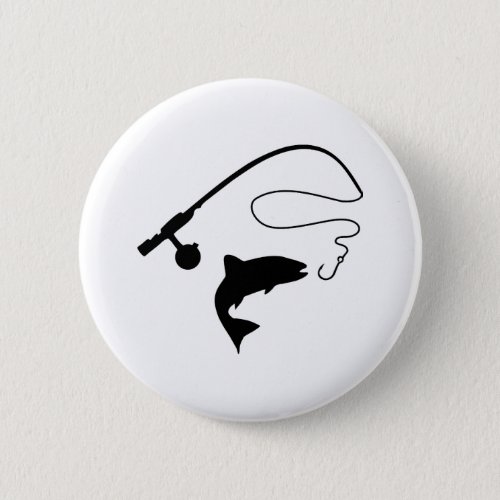 Fishing rod and fish button