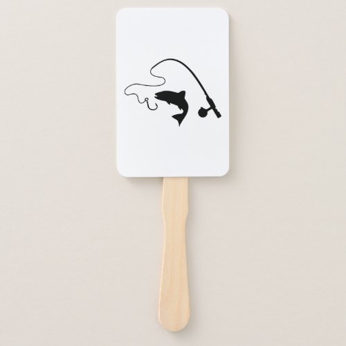 Fishing rod and fish fishing hand fan