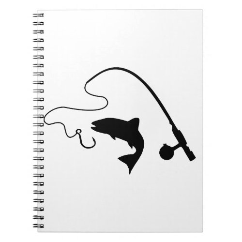 Fishing rod and fish fishing notebook