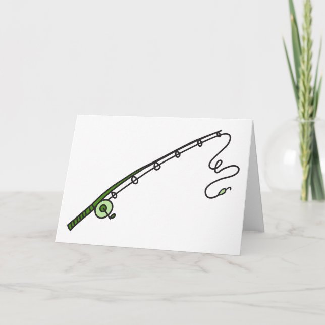Fishing Rod Card (Front)