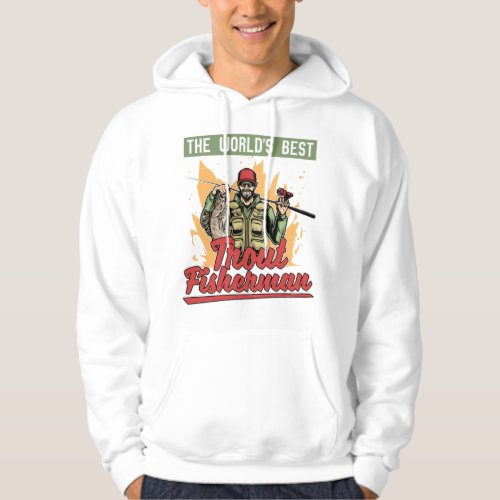 Fishing Rod Fish Fisherman Hoodie