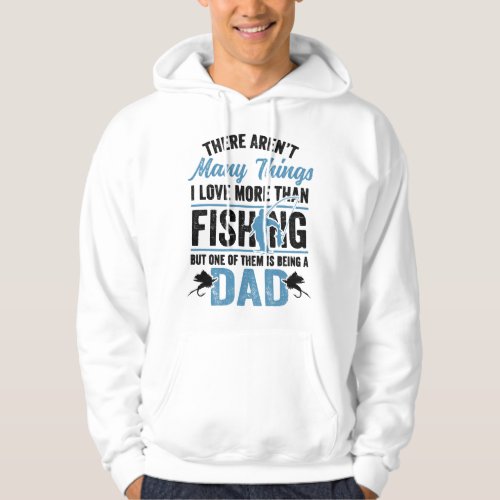 Fishing Rod Fisher Fish Fisherman Fishing Dad Hoodie