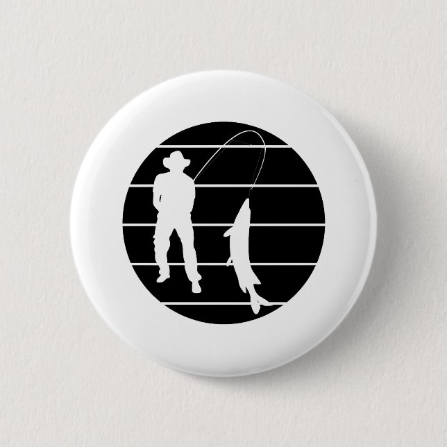 Fishing rod fishing fishing tournament button (Front)