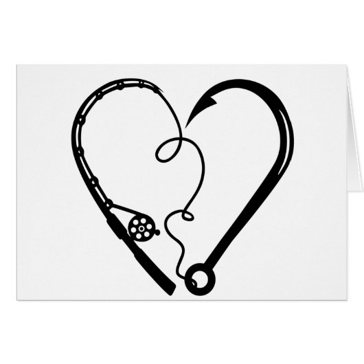 FISHING ROD HEART HOOK (Front Horizontal)