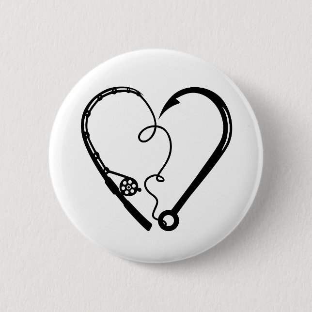 FISHING ROD HEART HOOK BUTTON (Front)