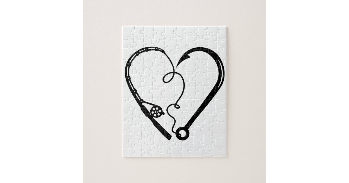 Fishing Pole Heart 