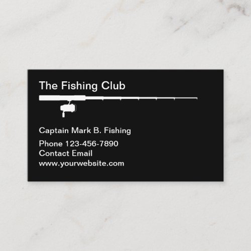 Fishing Rod Sports Club  Business Card