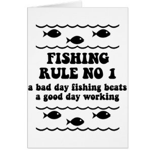 Fishing Rule No 1 Cards