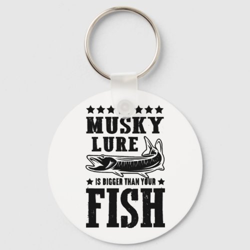 Fishing Saying Fishing Fish Keychain