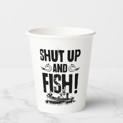 Fishing saying fishing paper cups