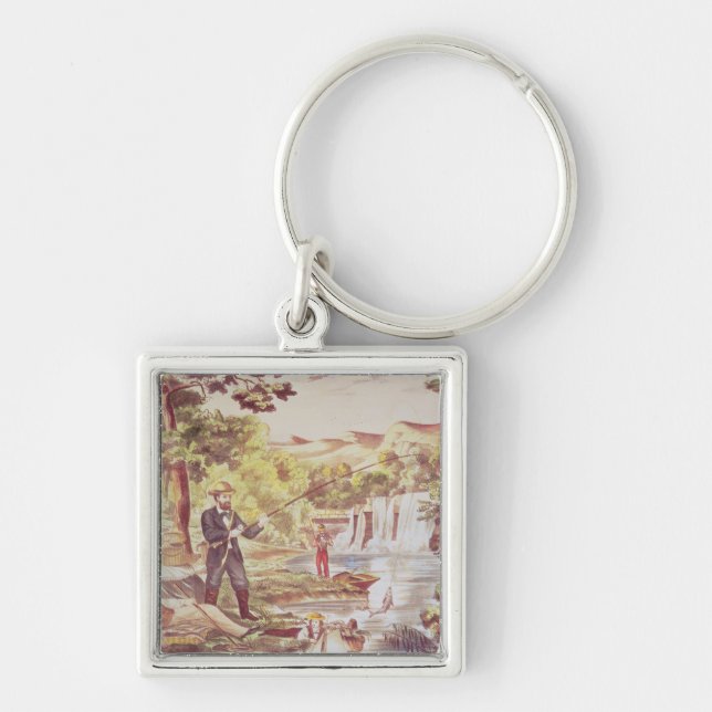 Fishing Scene Keychain (Front)