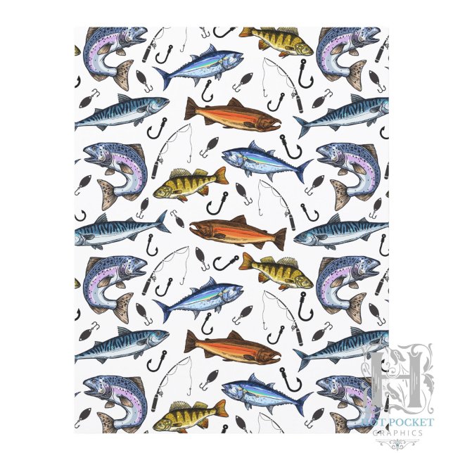 Fishing Scrapbook Paper (Creator Uploaded)