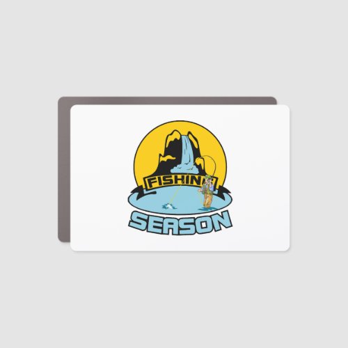 Fishing Season Fishing _ Fishing Birthday Gift Car Magnet