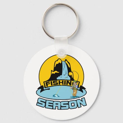 Fishing Season Fishing _ Fishing Birthday Gift Keychain