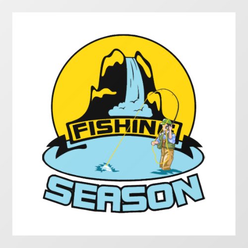 Fishing Season Fishing _ Fishing Birthday Gift Wall Decal