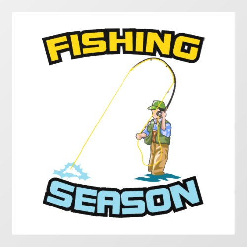 Fishing Season Fishing _ Fishing Girthday Gift Floor Decals
