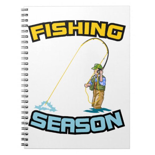 Fishing Season Fishing _ Fishing Girthday Gift Notebook