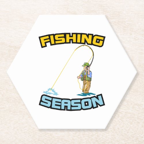 Fishing Season Fishing _ Fishing Girthday Gift Paper Coaster