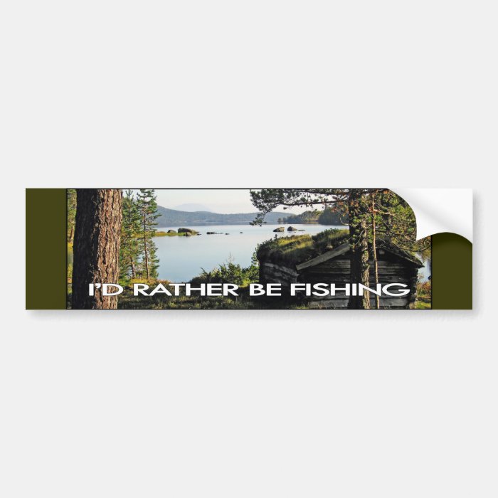 Fishing Shack Bumper Stickers